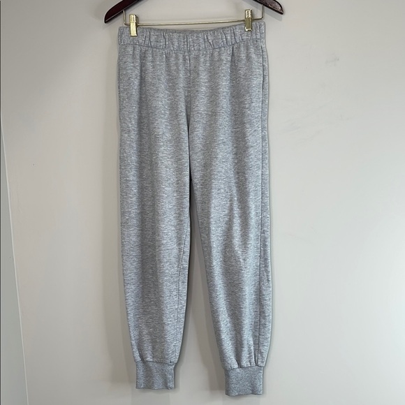 Divided H&M Jogger Sweatpants Grey Elastic Waistband Tapered Leg S - Picture 2 of 10